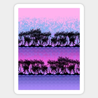 TROPICAL Palm Trees Sticker